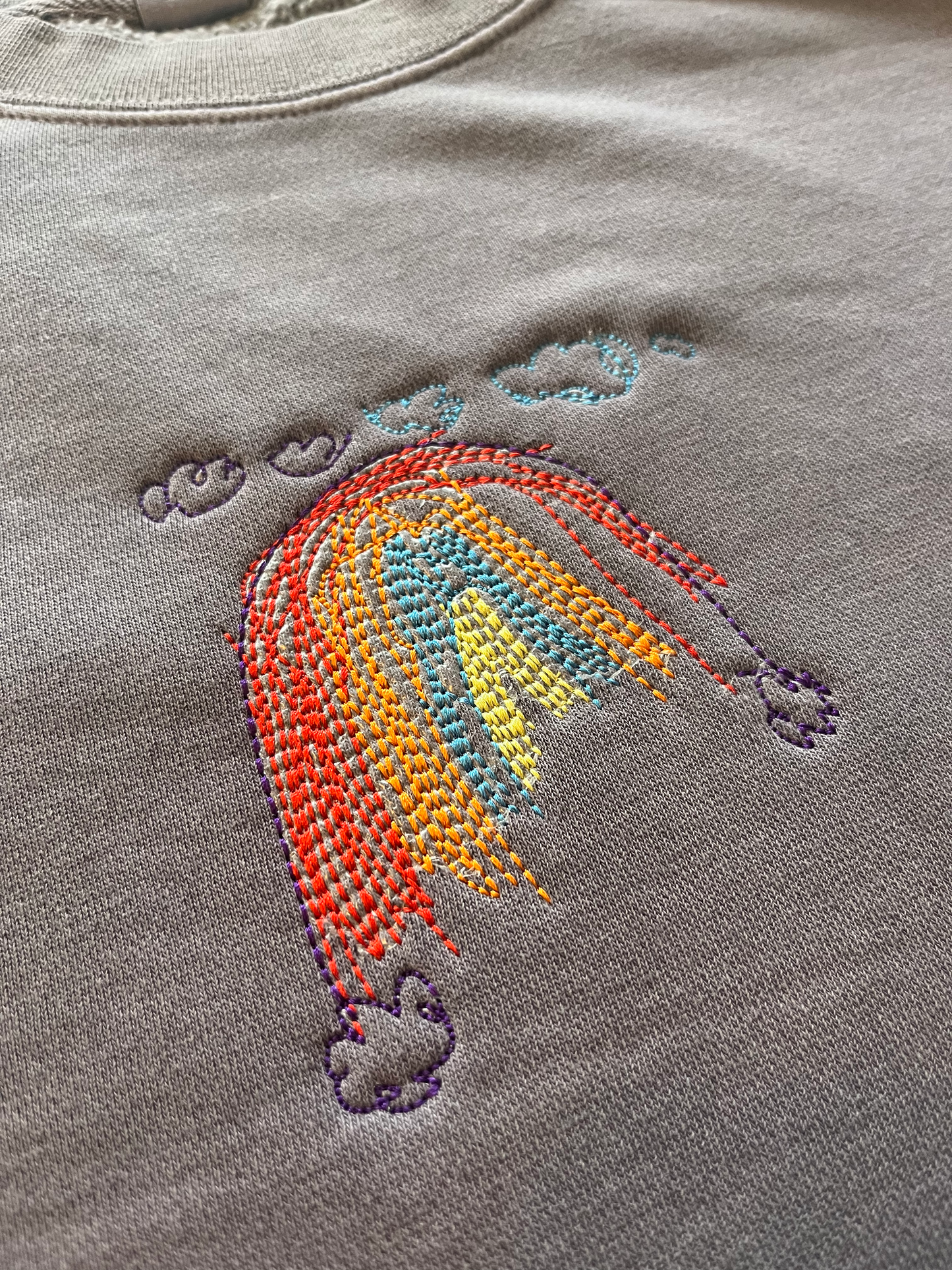Custom Handwritten Embroidered Short Sleeve T-shirt