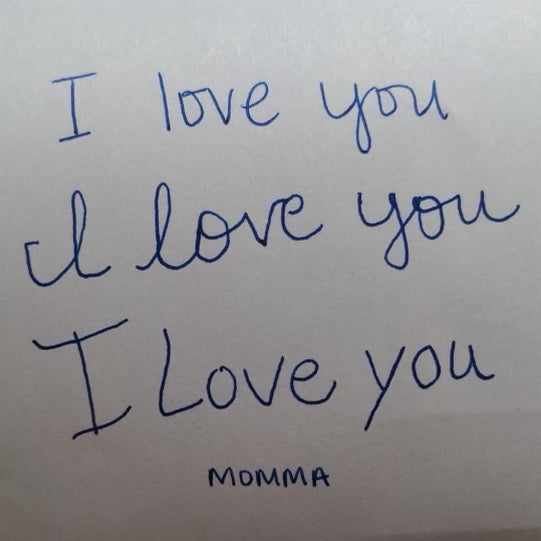 Embroidered HANDWRITTEN Message Sweatshirt