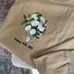 Custom Embroidered Wedding Bouquet Sweatshirt