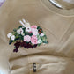 Custom Embroidered Wedding Bouquet Sweatshirt