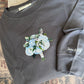 Custom Embroidered Wedding Bouquet Sweatshirt