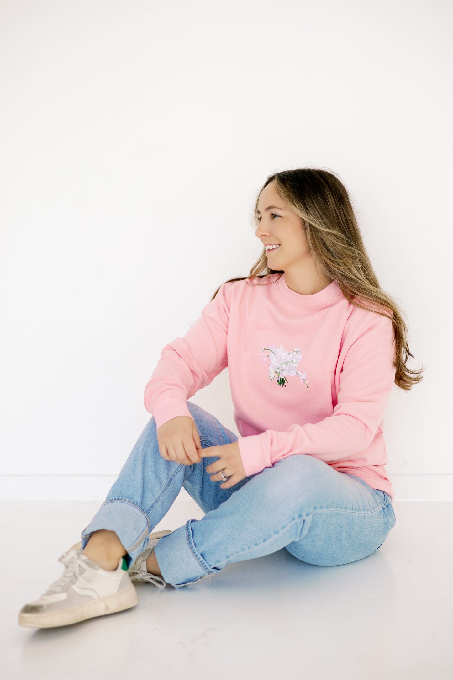 Custom Wedding Bouquet Crewneck