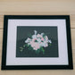 Custom Embroidered Wedding Bouquet Frame-able Artwork